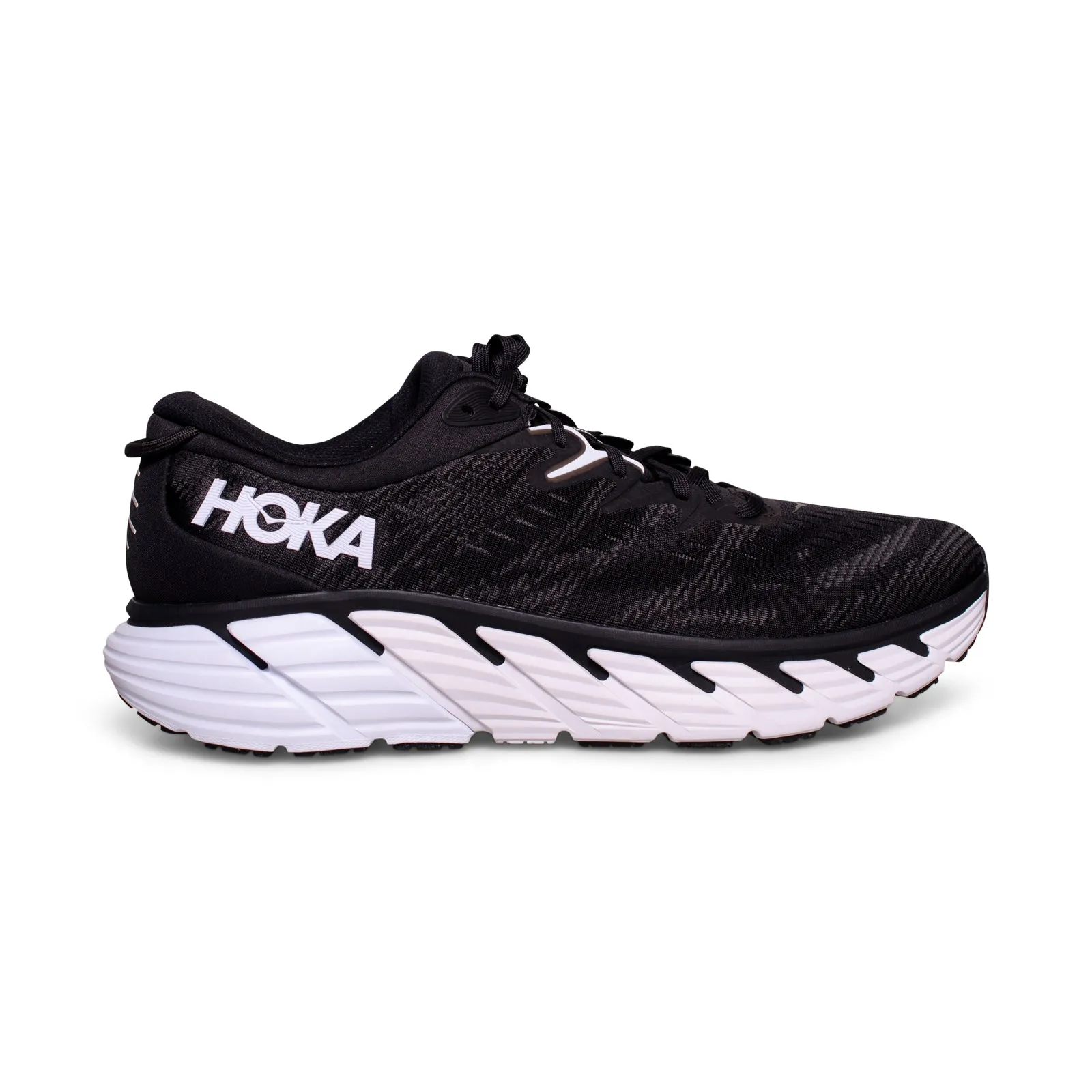 Hoka One One Gaviota 4 Black / White Running Shoes - Men's