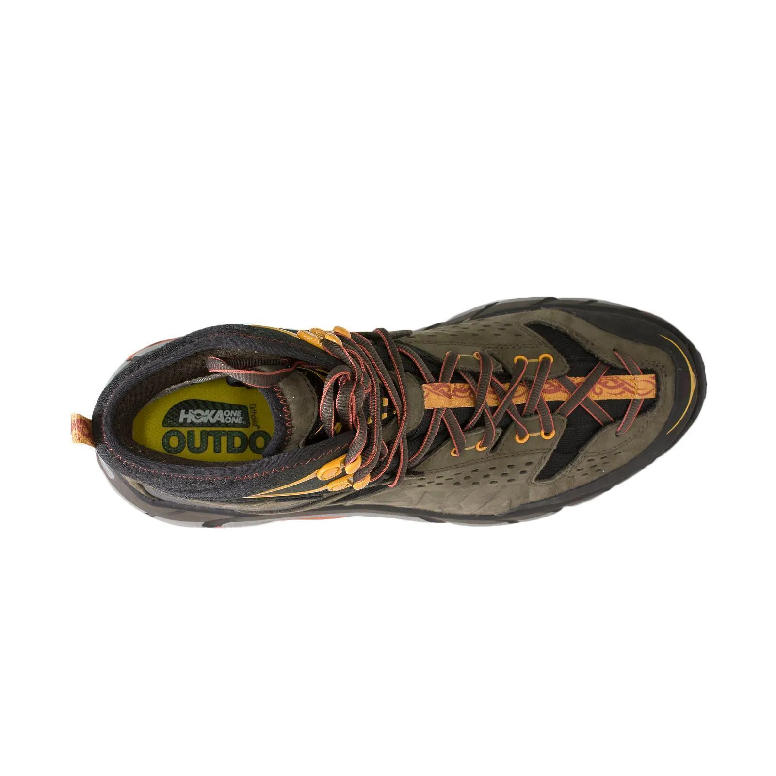 Hoka One One Tor Ultra Hi WP Black Olive / Autumn Gaze Running Shoes - Men's