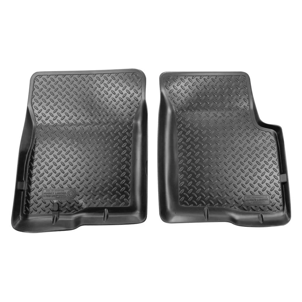 Husky Liners® • 33741 • Classic Style • Floor Liners • Black • First Row