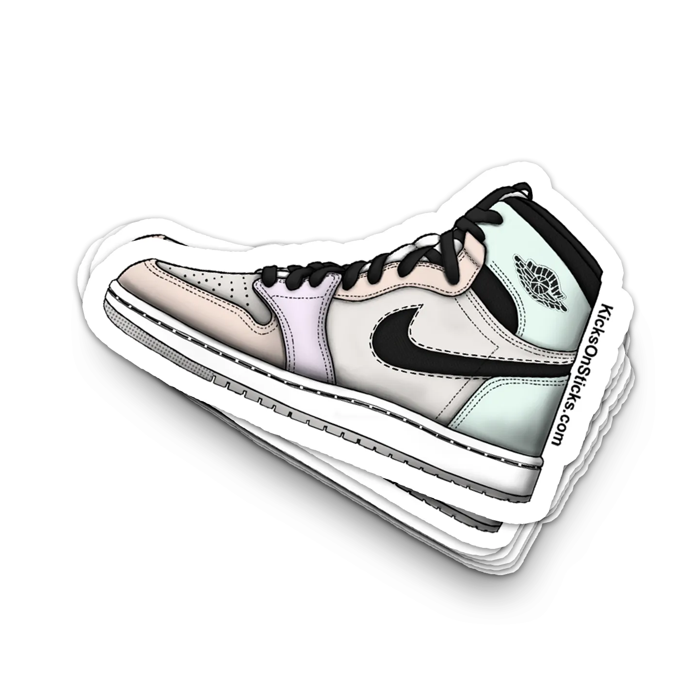 Jordan 1 CMFT "Easter" Sneaker Sticker