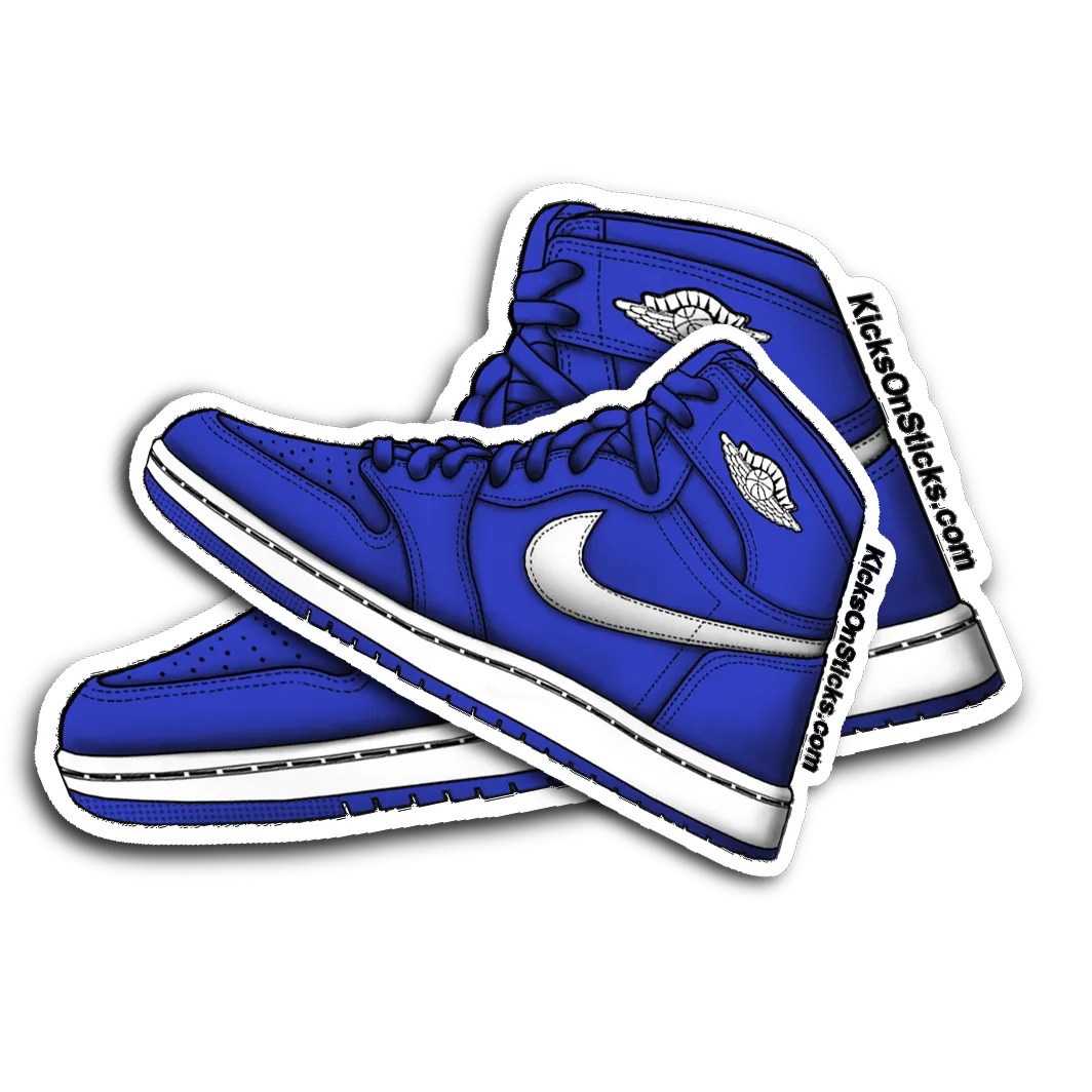 Jordan 1 "Hyper Royal" Sneaker Sticker