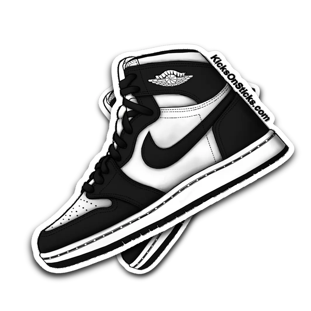 Jordan 1 "Panda" Sneaker Sticker