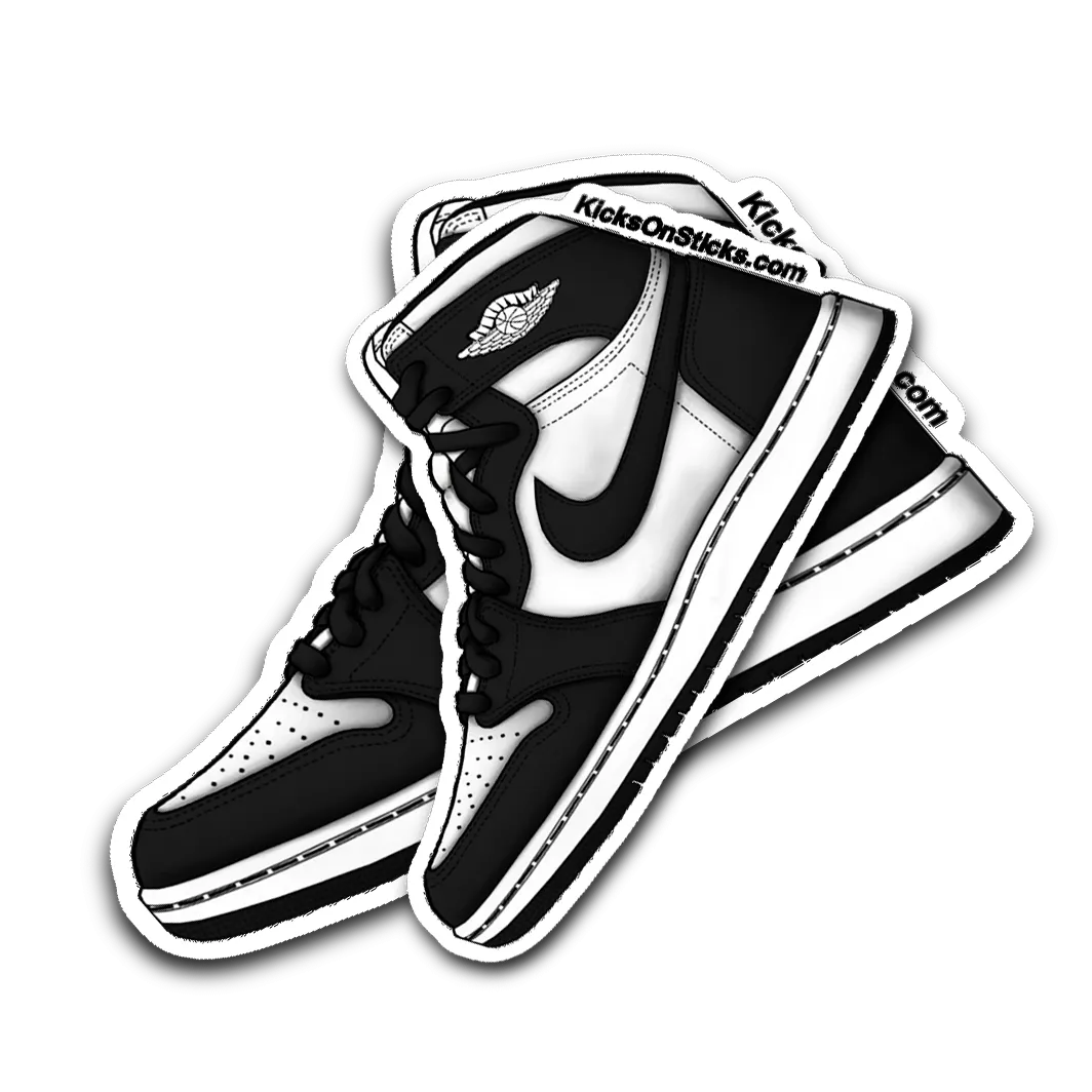 Jordan 1 "Panda" Sneaker Sticker