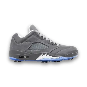 Jordan 5 Retro Low Golf Wolf Grey - Grade School