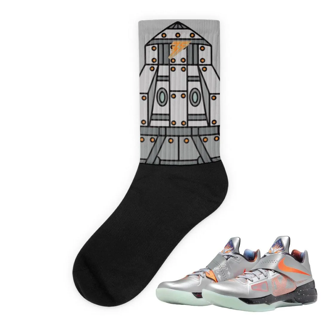 KD 4 Galaxy "Spaceship" Socks