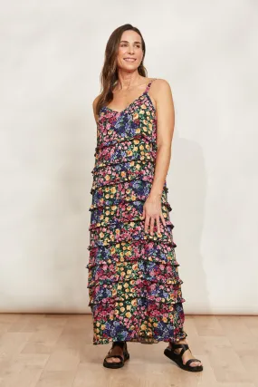 La Mer Frill Maxi - Blume