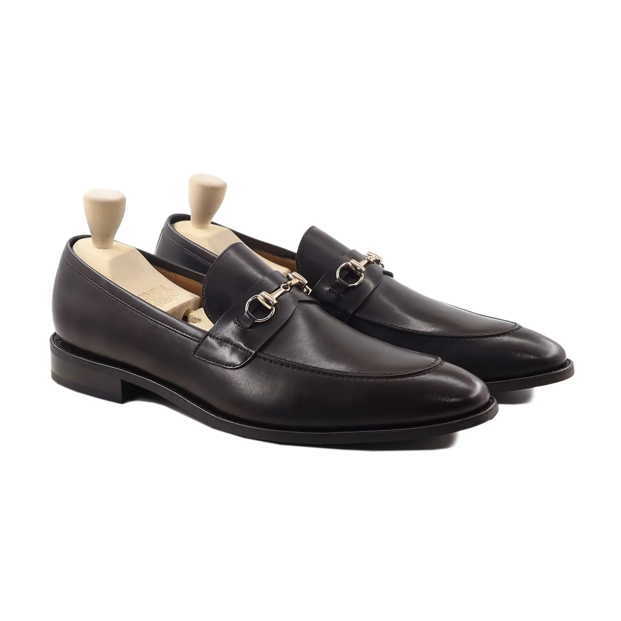 Lafe - Men's Dark Brown Calf Leather Loafer