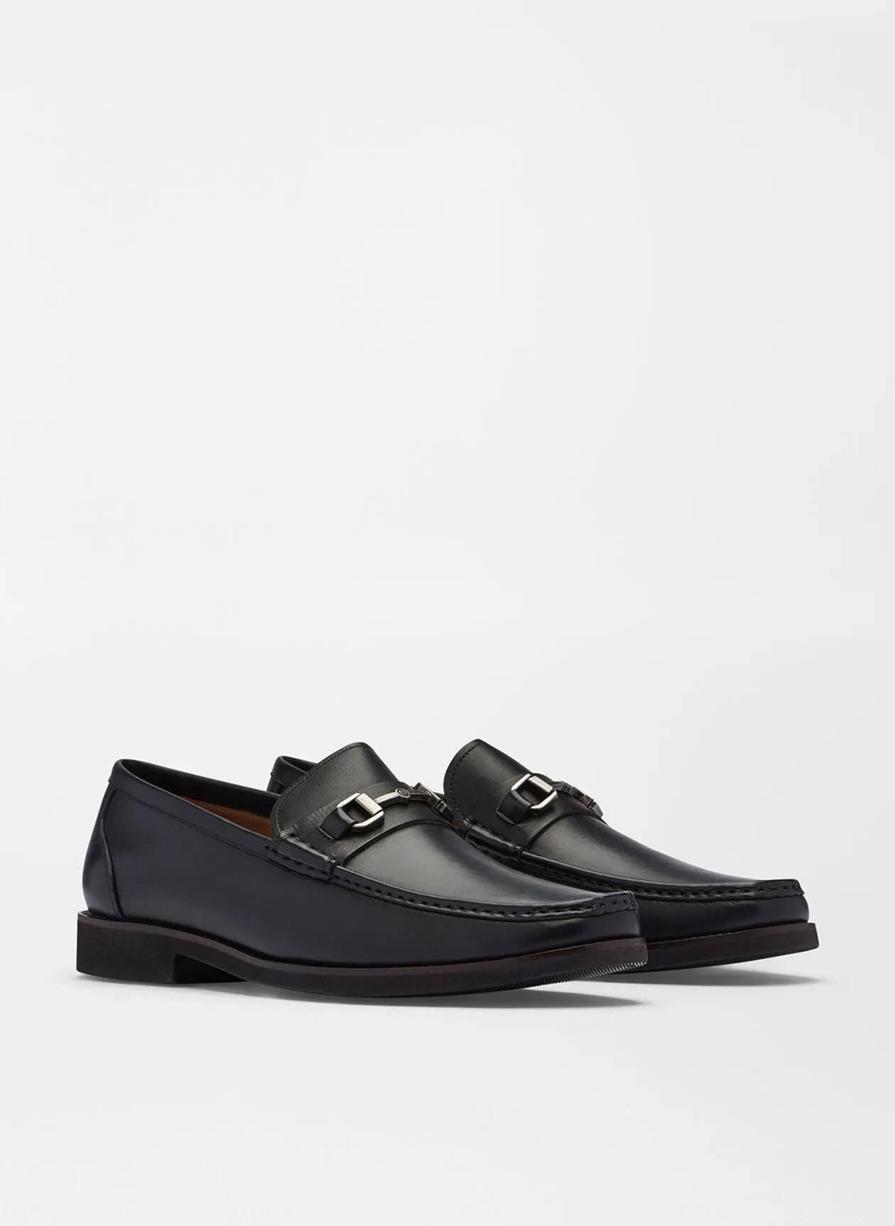 Leather Bit Loafer in Black by Peter Millar