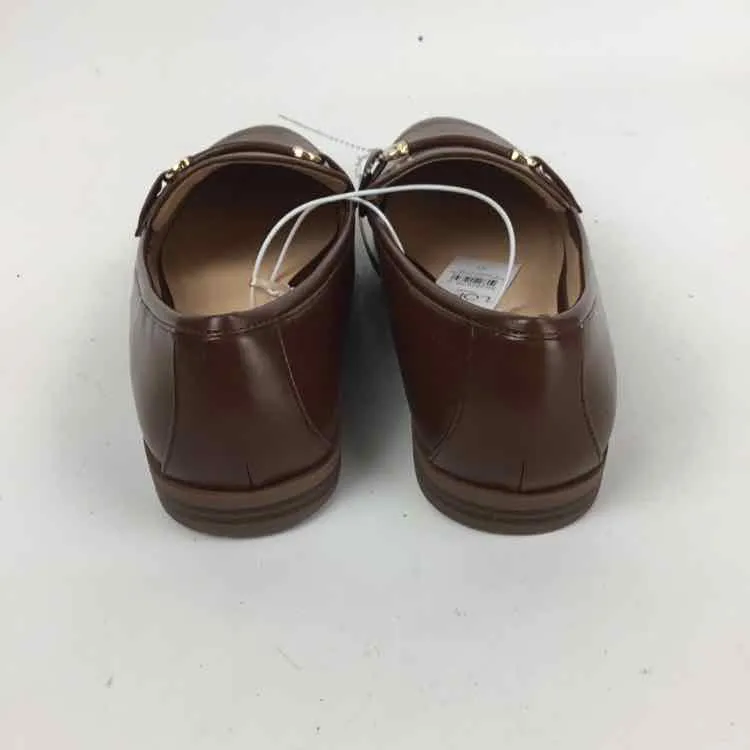 Loft Women Size 10 Brown NWT man-made Slip Ons Loafers