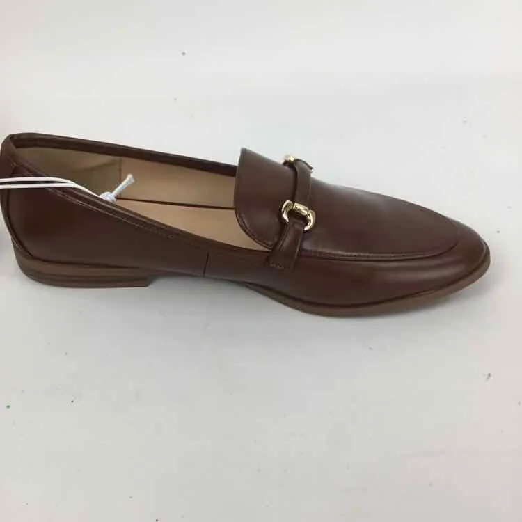 Loft Women Size 10 Brown NWT man-made Slip Ons Loafers