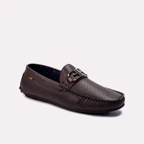 Lysander Brown Perforated Loafers 0130873