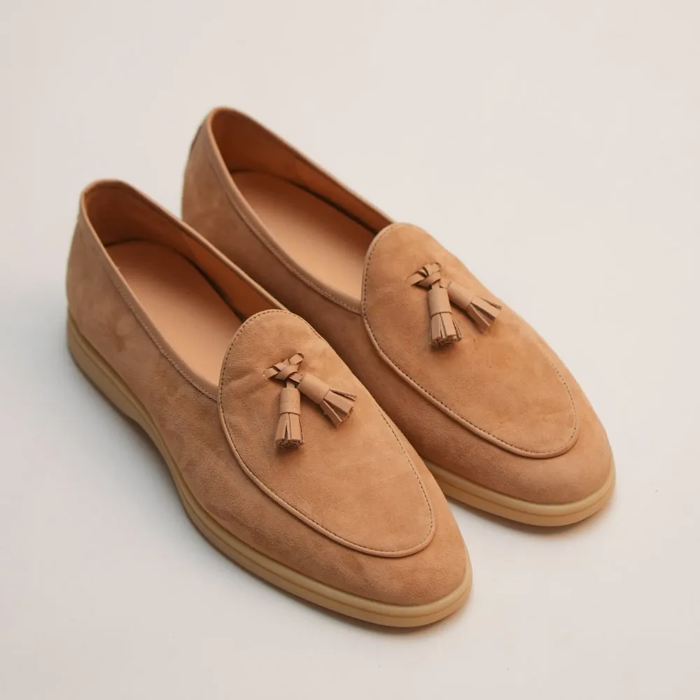 Men's Suede Tassel Loafers