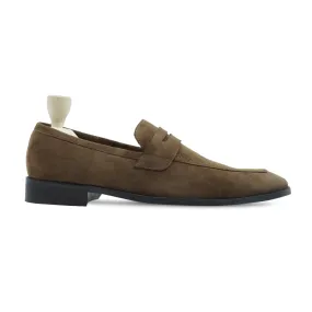 Mesa - Men's Brown Kid Suede Loafer