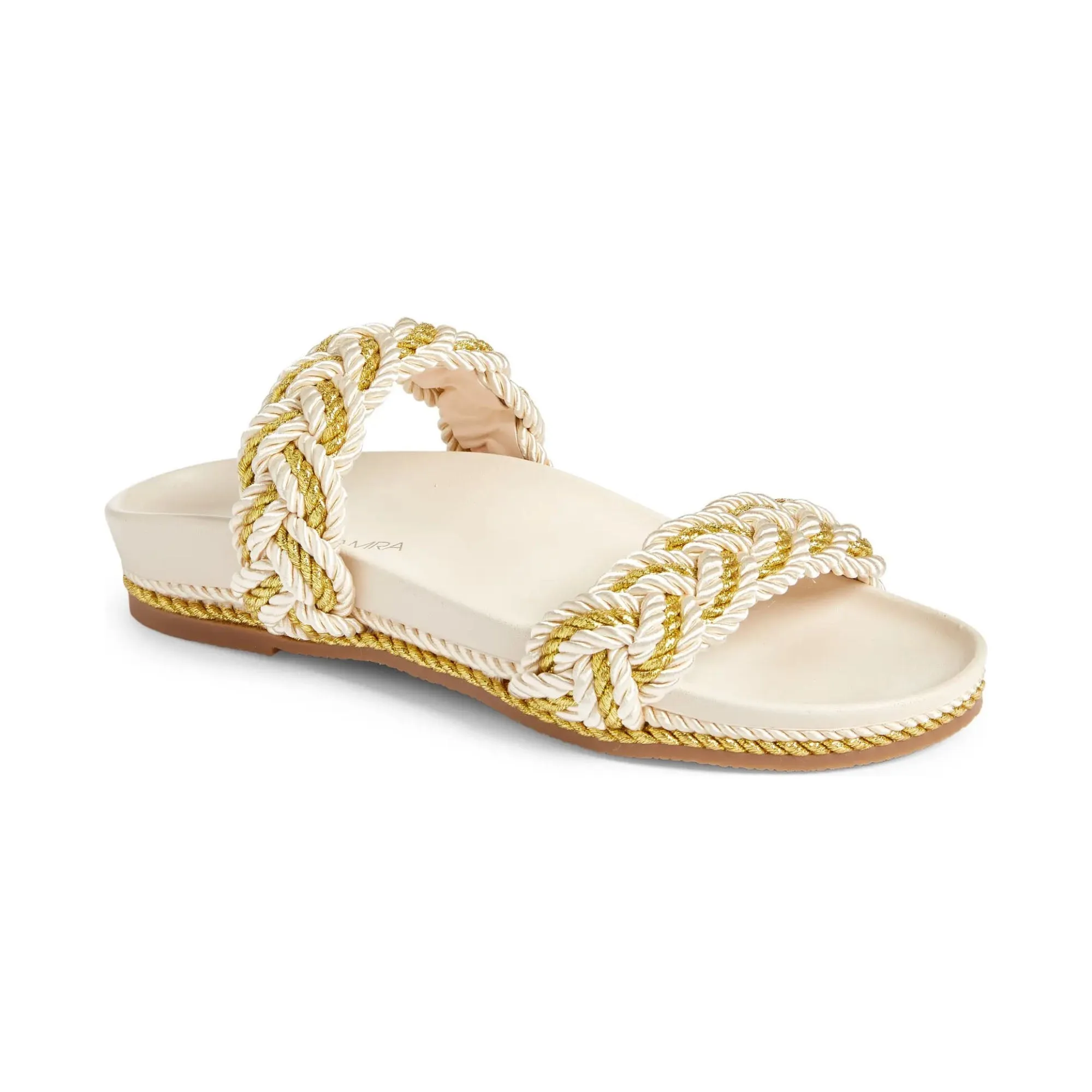 Michelle Footbed Sandal in Gold