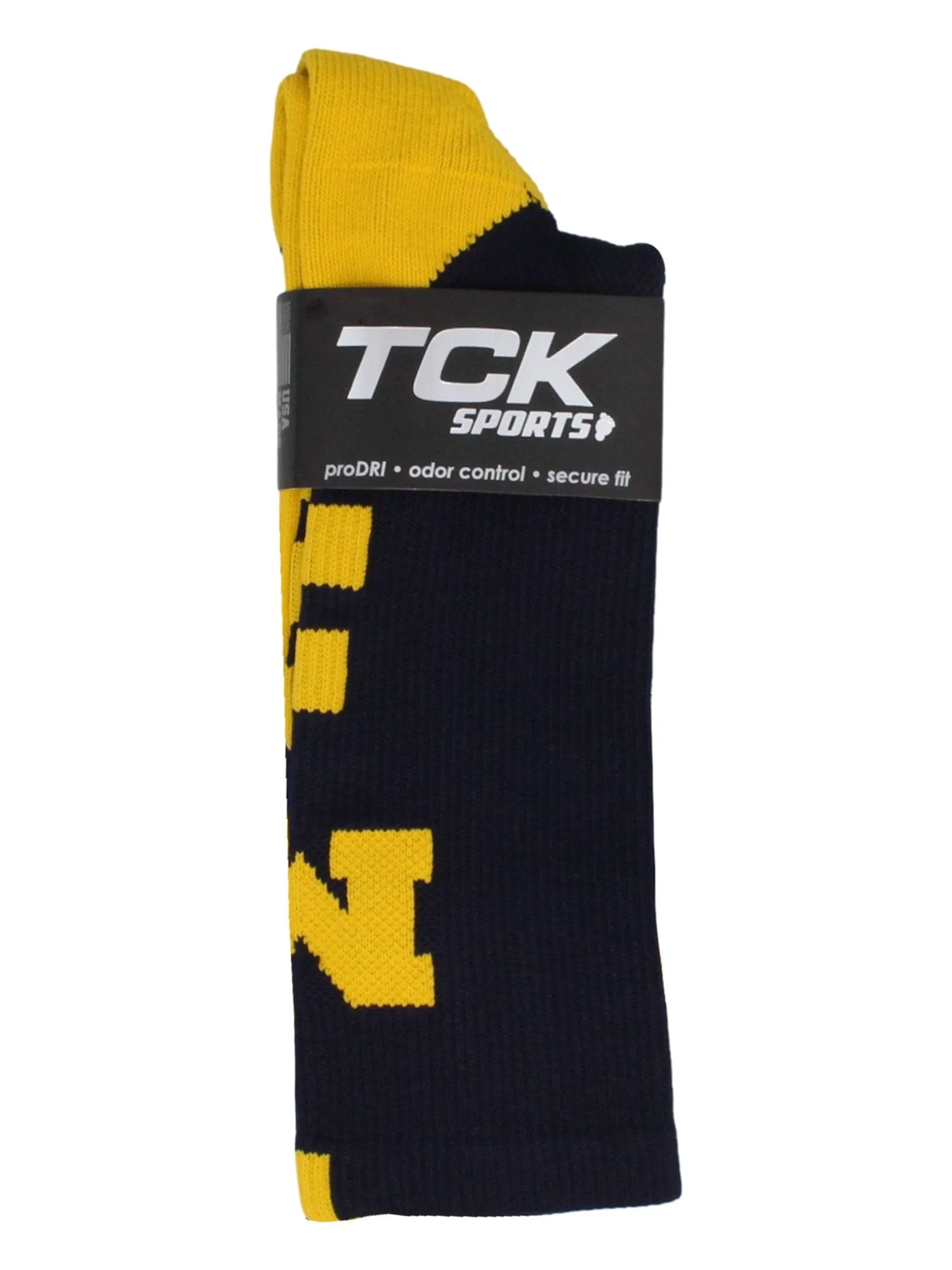 Michigan Wolverines Baseline Crew Socks