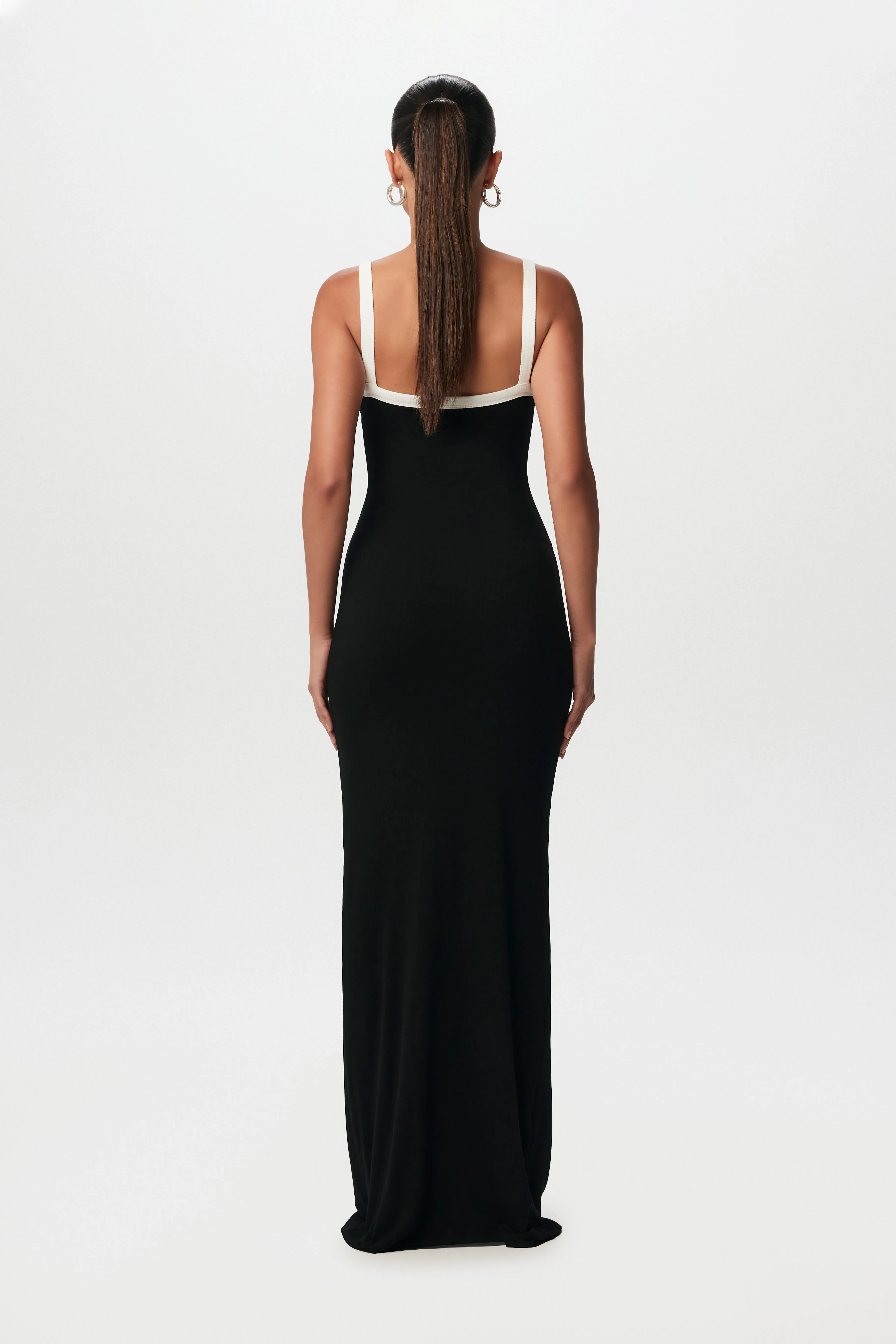 Micro Ribbed Tank Maxi Dress