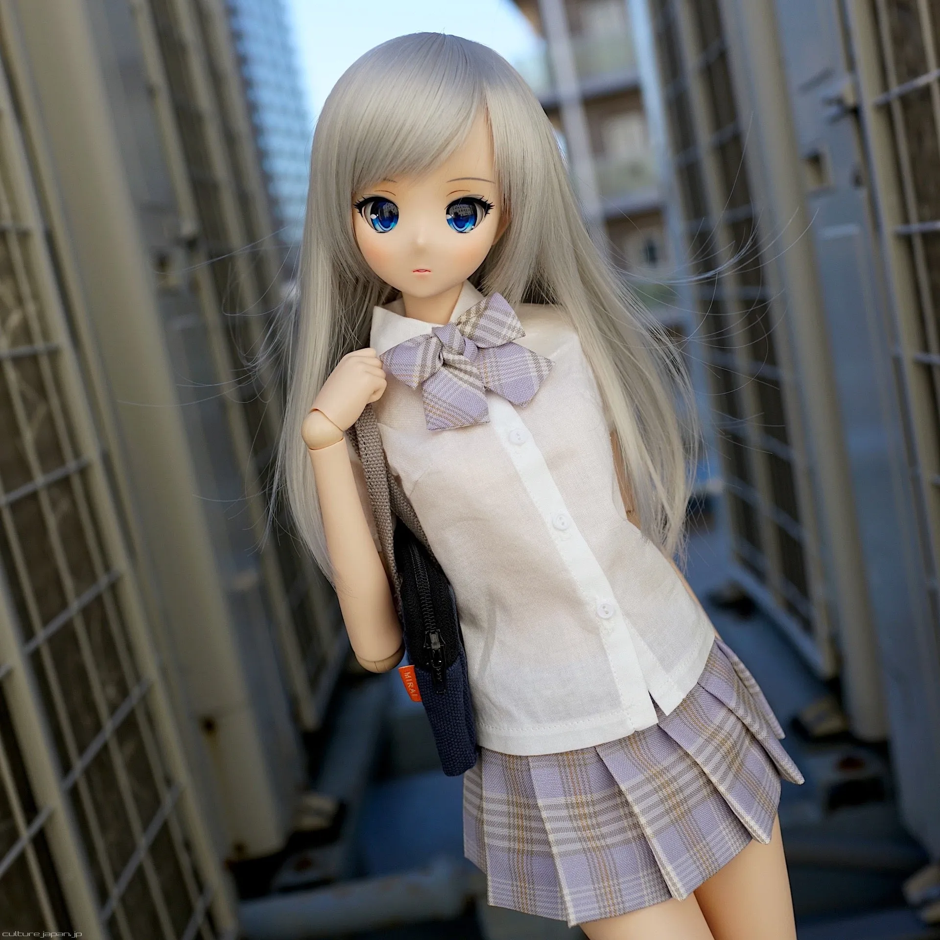 Mirai High School Uniform (Lavender)