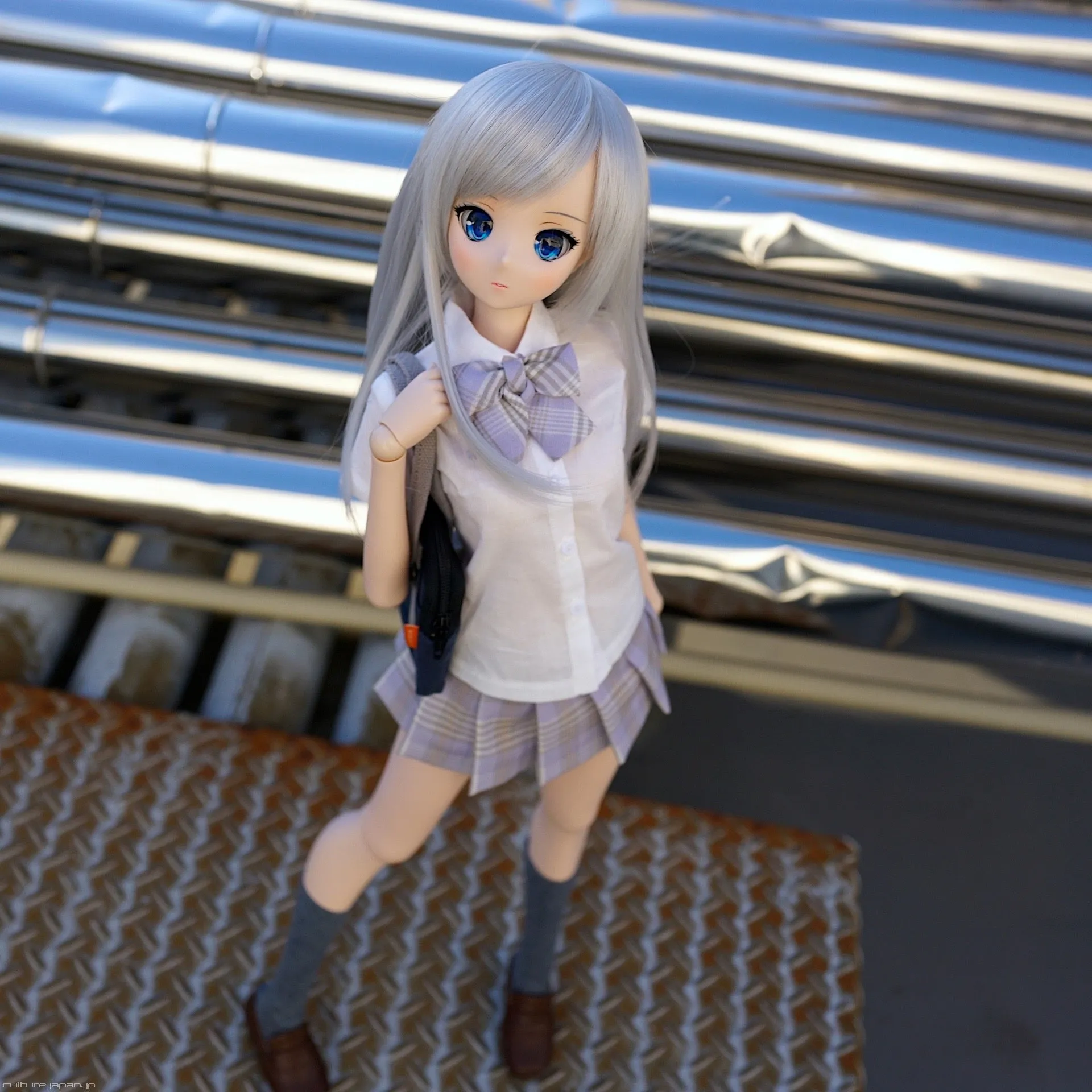 Mirai High School Uniform (Lavender)