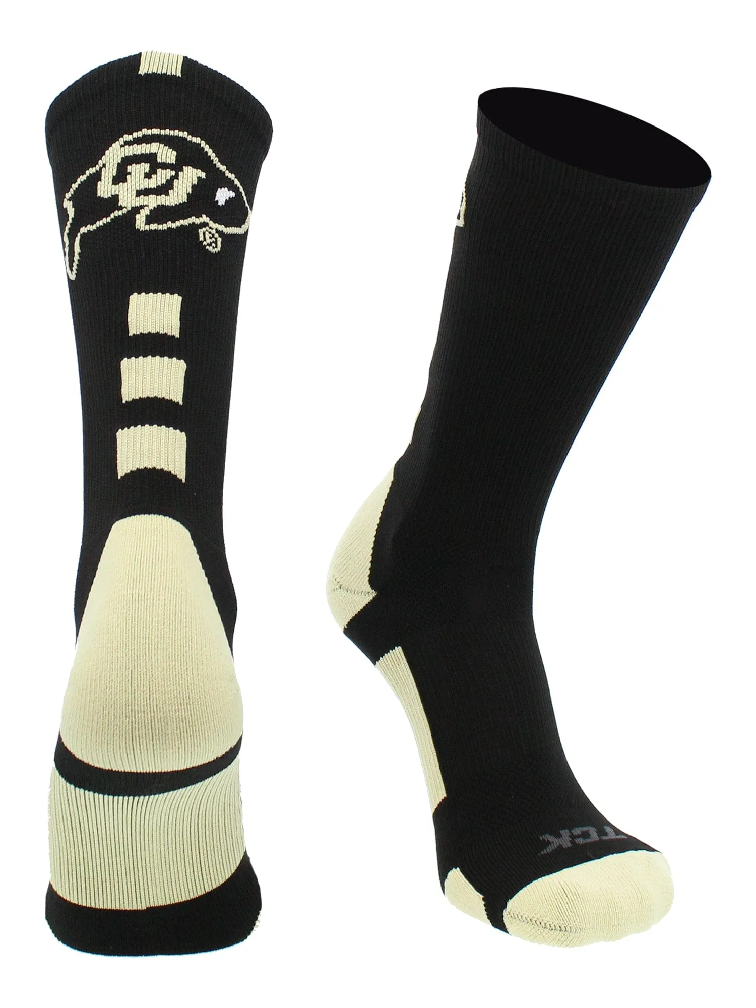 NCAA Colorado Buffs Socks Baseline Crew