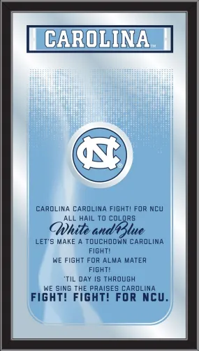 North Carolina Tar Heels Holland Bar Stool Co. Fight Song Mirror (26" x 15")