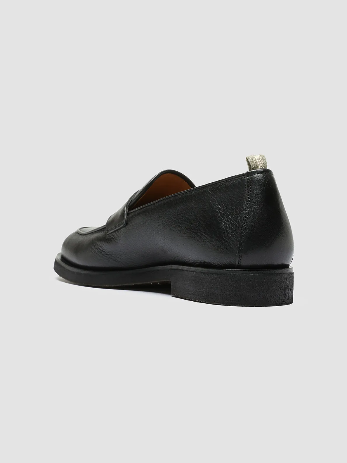 OPERA FLEXI 101 - Black Leather Penny Loafers