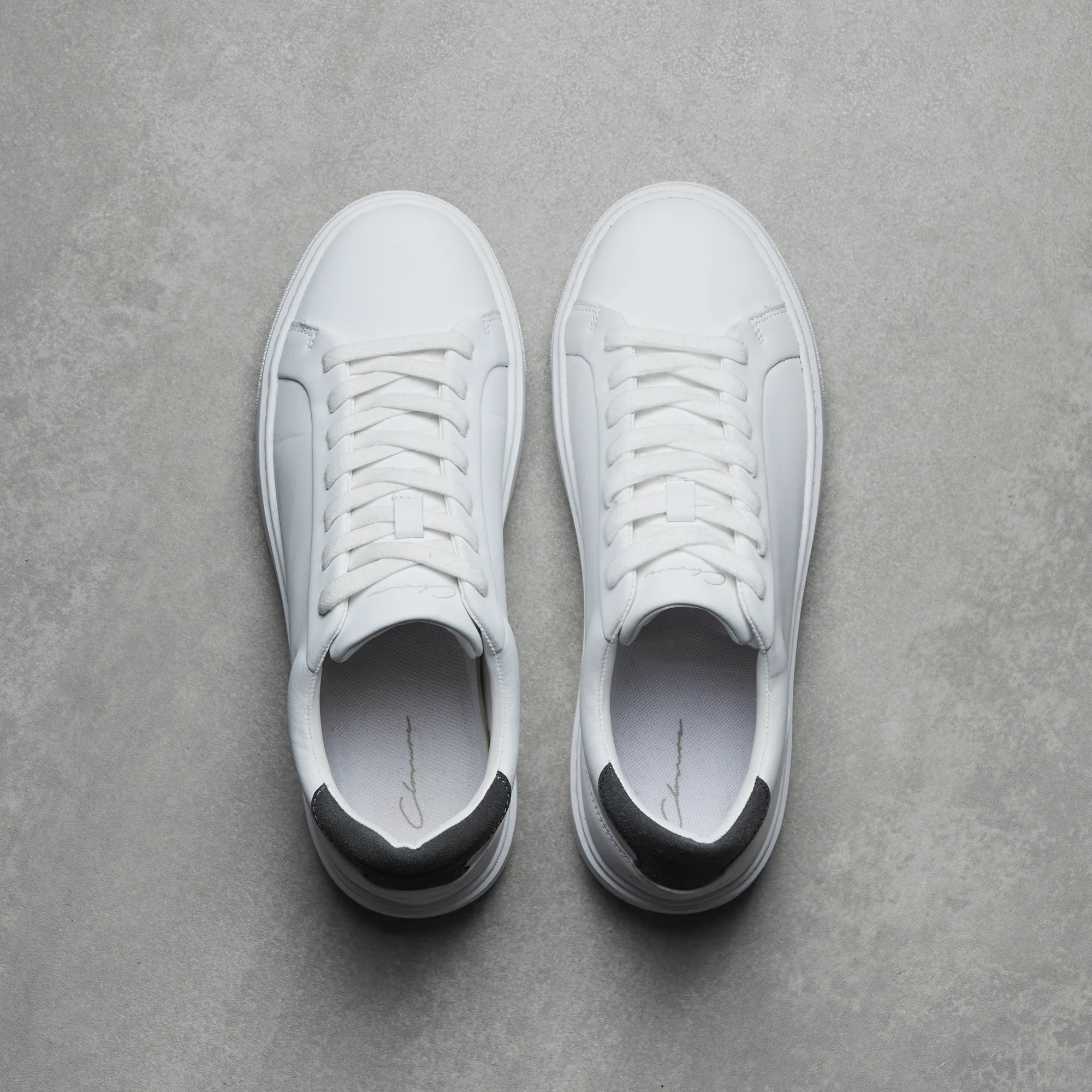 Premium Classic Trainer | White Grey