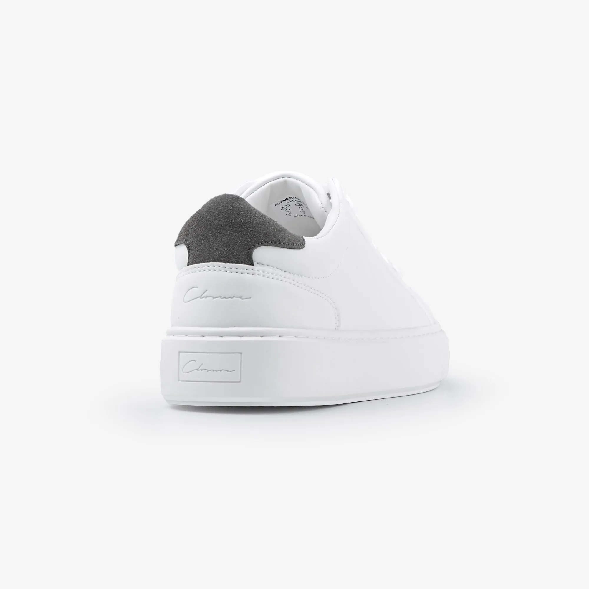 Premium Classic Trainer | White Grey