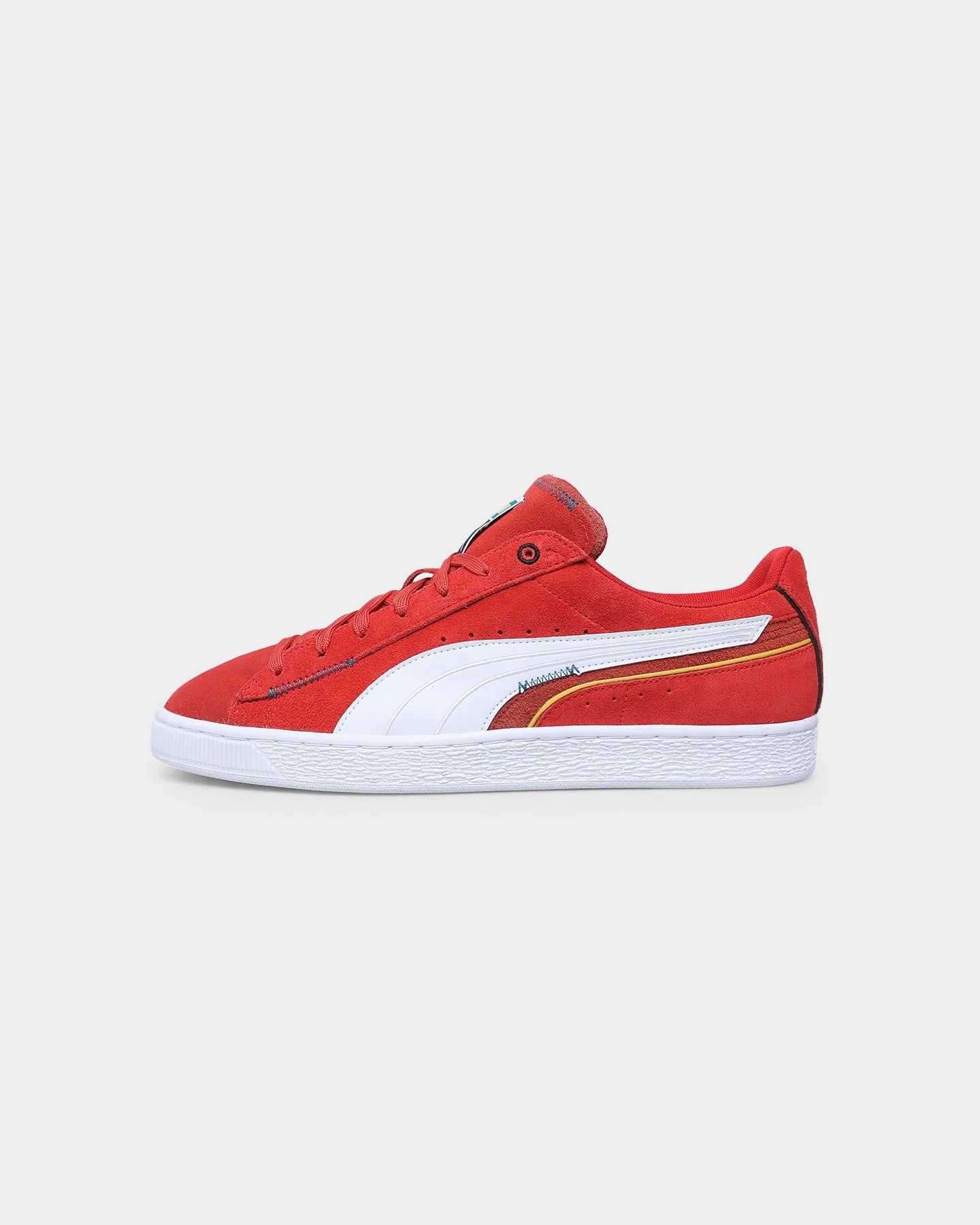 Puma Suede Displaced High Risk Red/Puma White