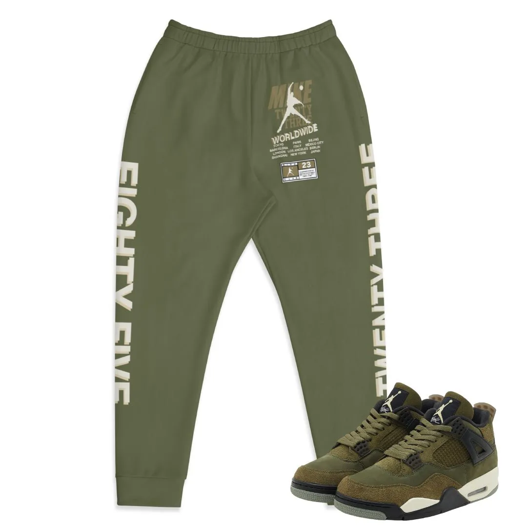 RETRO 4 CRAFT "WORLDWIDE" JOGGERS