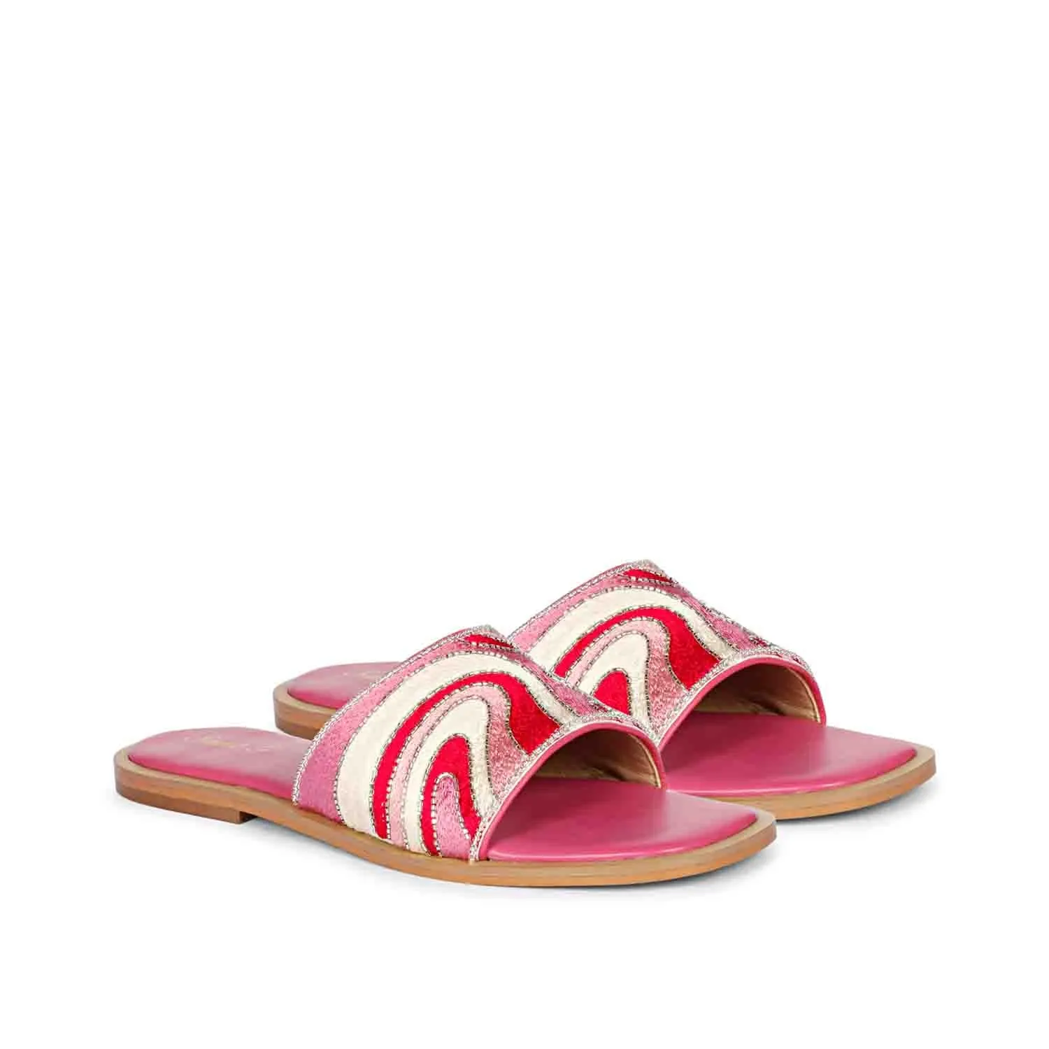 SAINT  GIORGIA  MULTI PINK SLIP ON