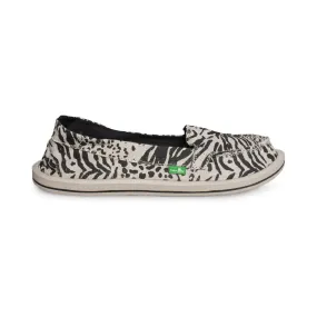 Sanuk Shorty Leppatyga Black Shoes - Women's