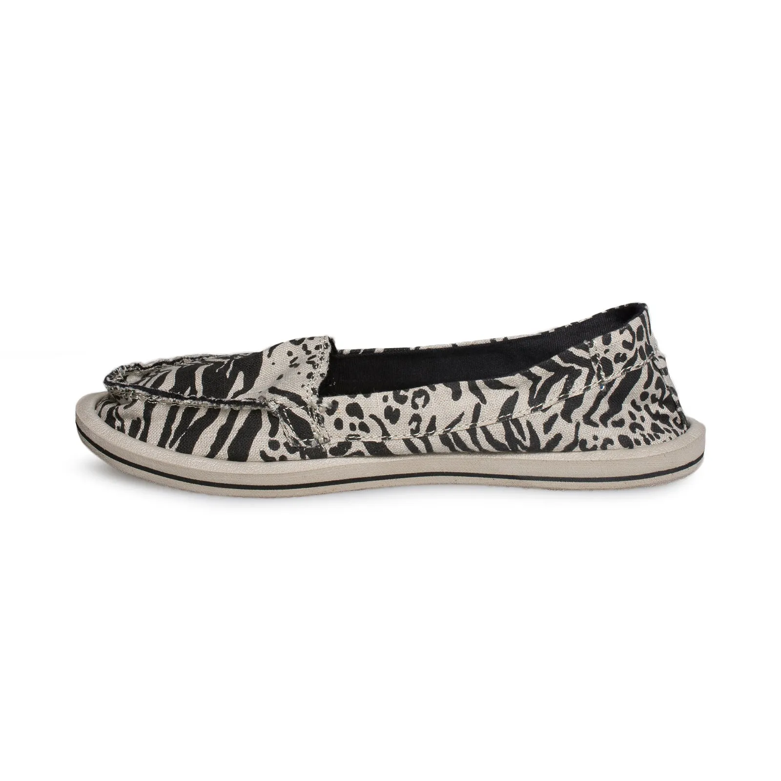 Sanuk Shorty Leppatyga Black Shoes - Women's