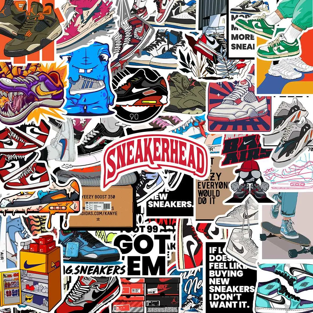 Sneakers Sticker Packs [50 sticker]