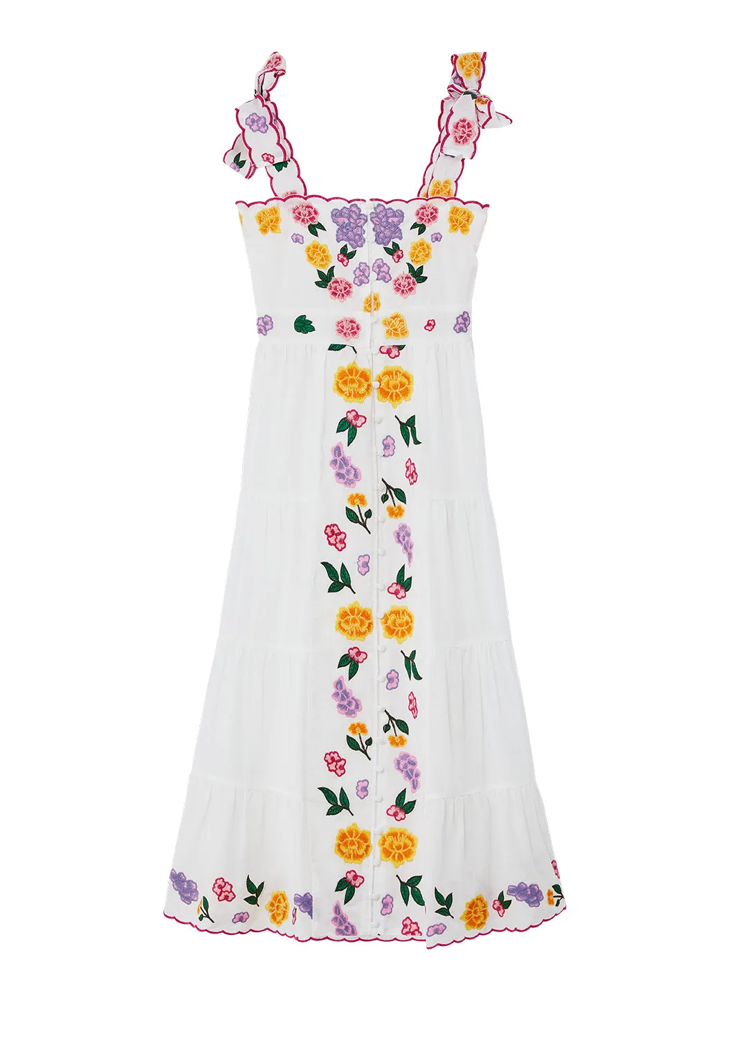 Sophie Embroidered Maxi Dress