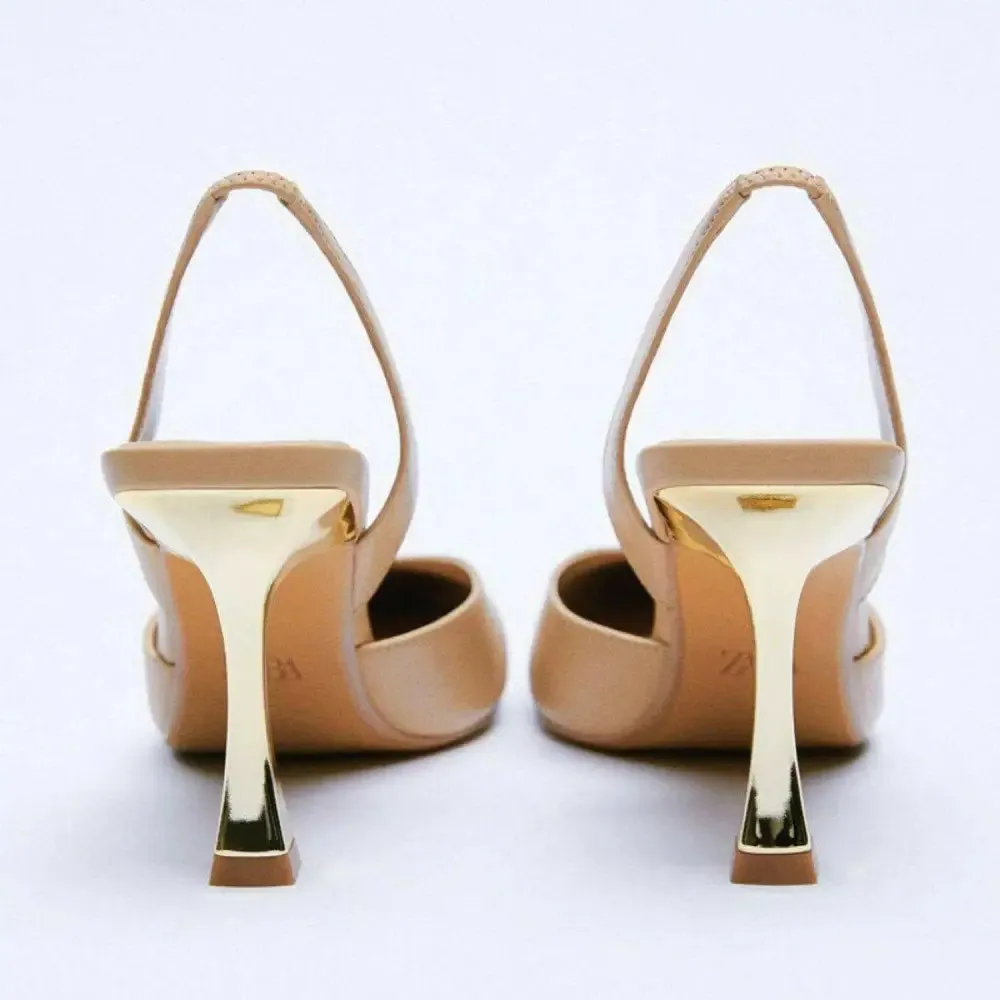 Step into Luxury Fashion for Women with Elegant PU Leather Stiletto Heels