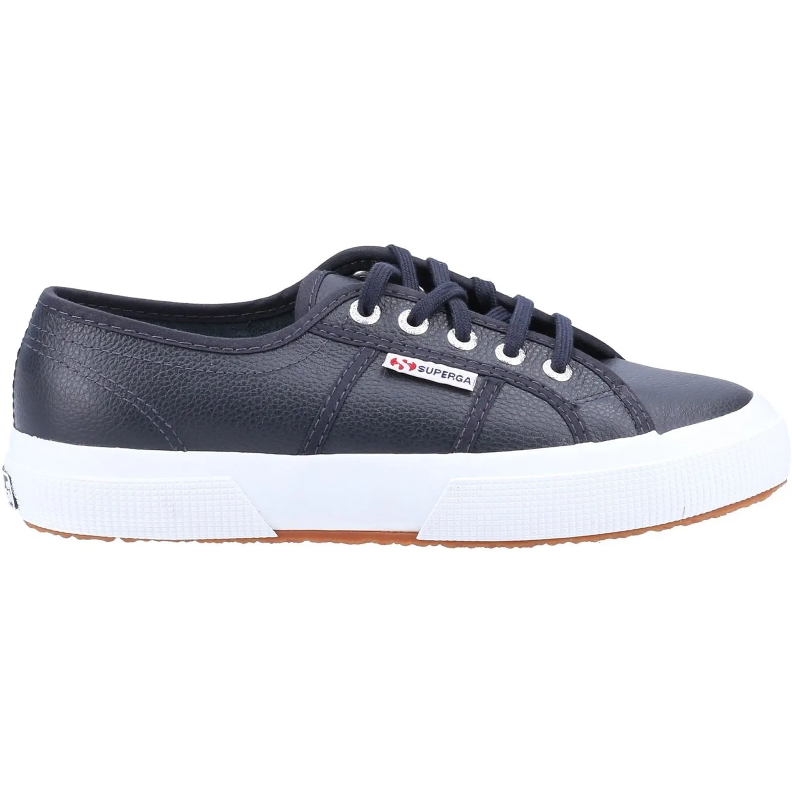 Superga 2750 Leather Men's Blue Navy Trainers