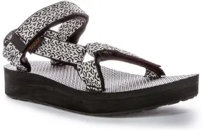 Teva Midform Universal In White Black For Women