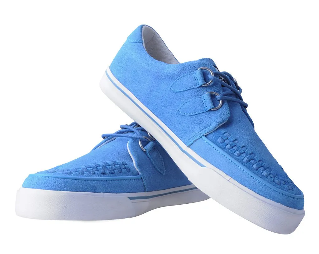 Tranquil Blue Suede D-Ring Interlace Sneaker