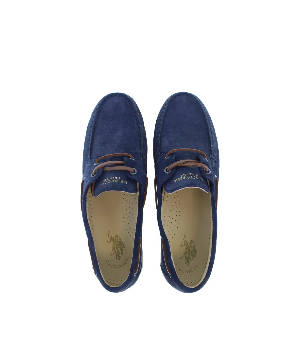 US POLO MENS SUEDE LOAFER