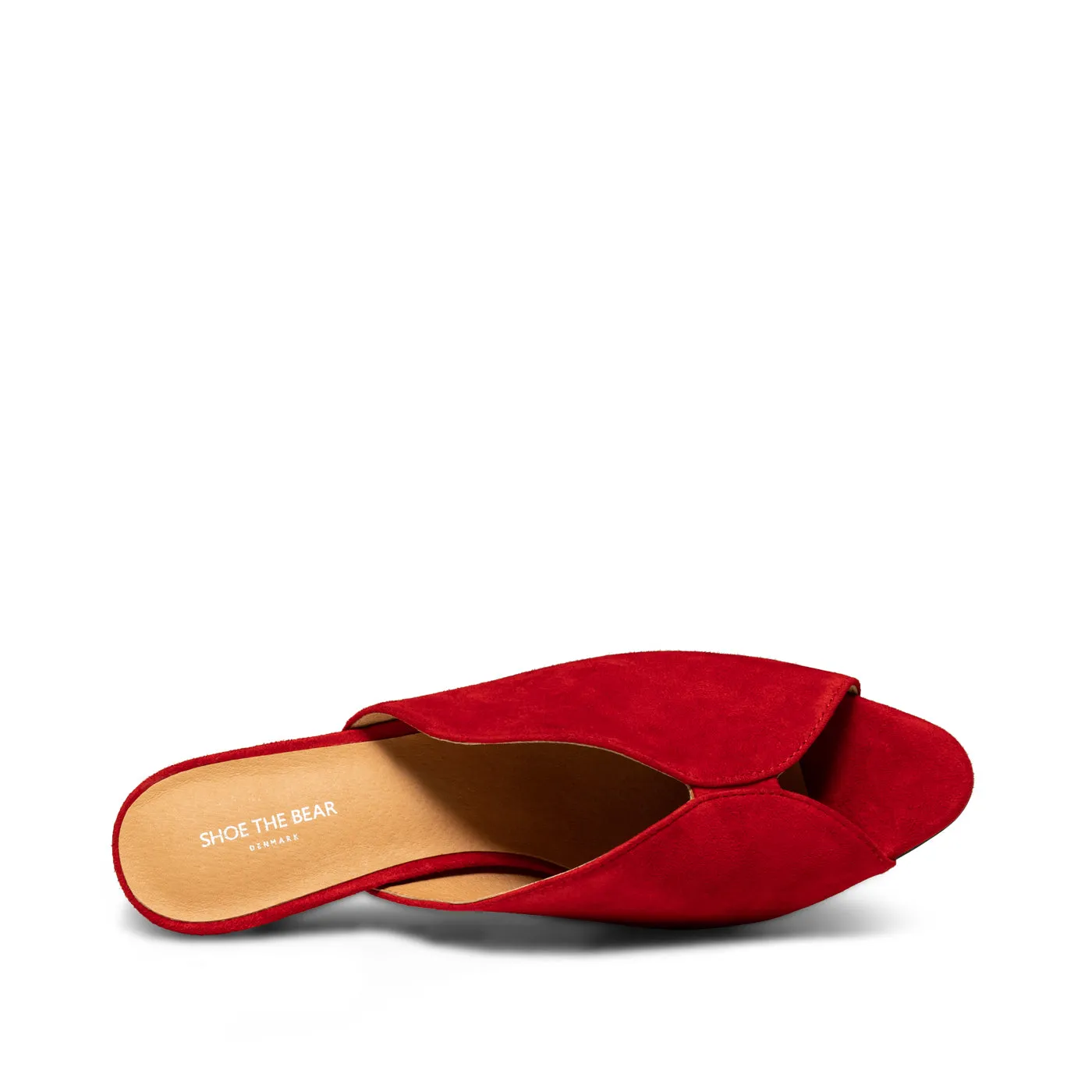 Valentine sandal suede - Fire Red