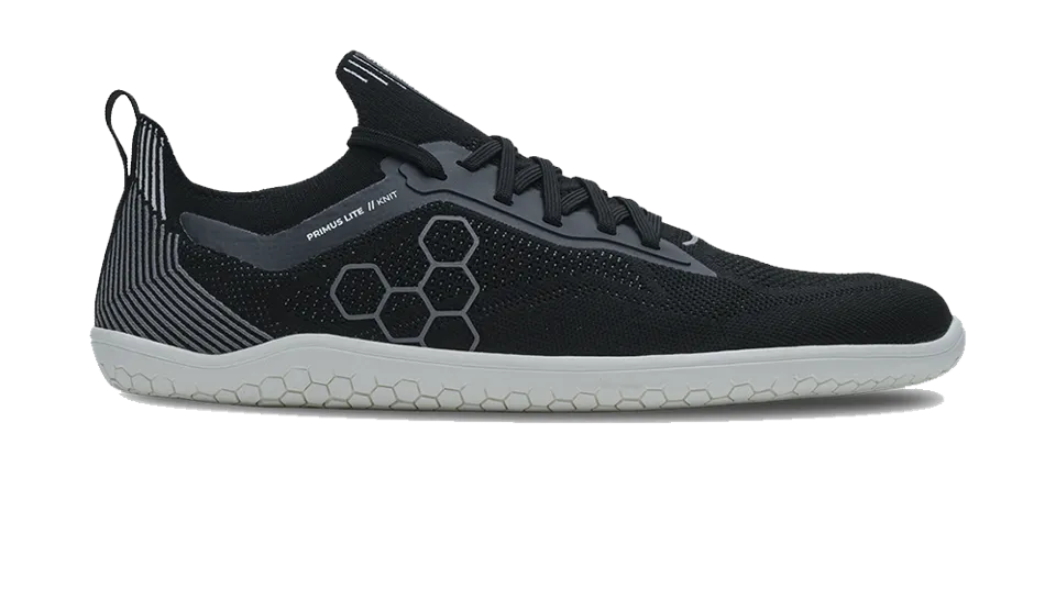 Vivobarefoot Men's Primus Lite Knit Obsidian