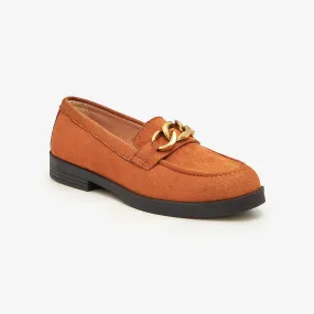 Women's Chunky Buckled Loafers