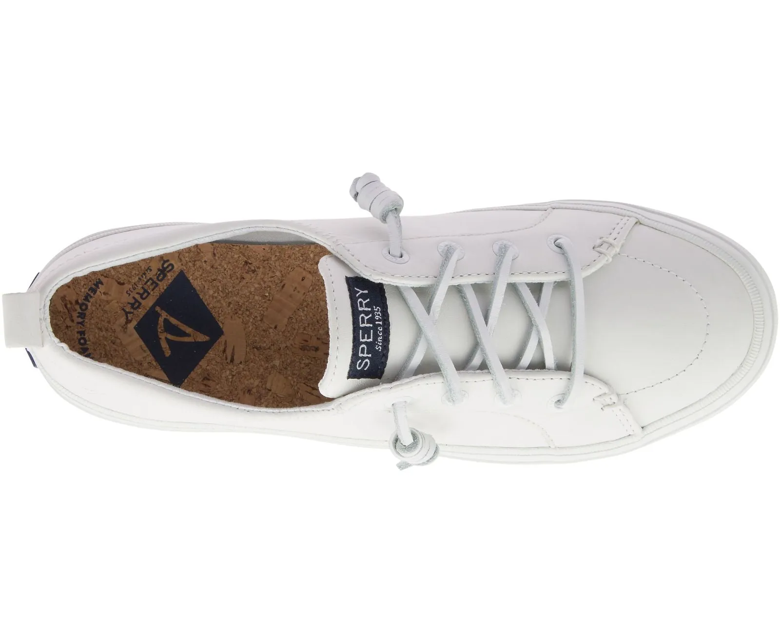 Women's Crest Vibe Leather White