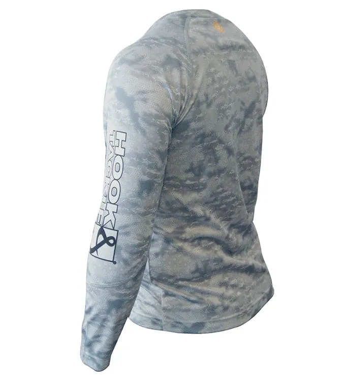 Youth Fish Fractal UV Fishing Shirt (8-20)