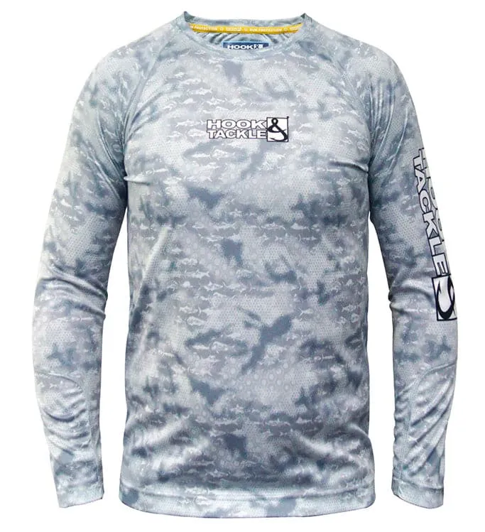 Youth Fish Fractal UV Fishing Shirt (8-20)